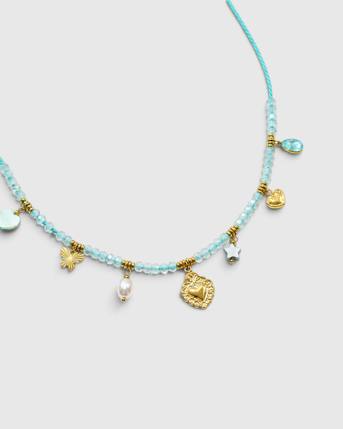 Let It Rock Necklace - Turquoise