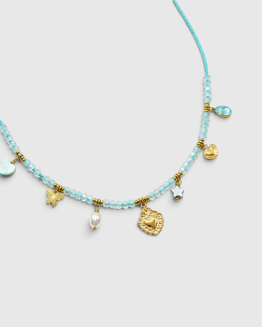 Let It Rock Necklace - Turquoise
