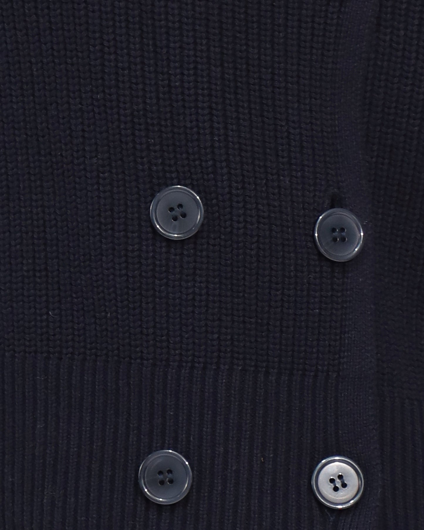 Rib knit cardi jacket detailed view navy
