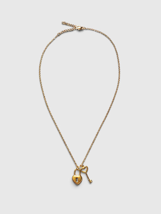It's Been a While Necklace - Gold