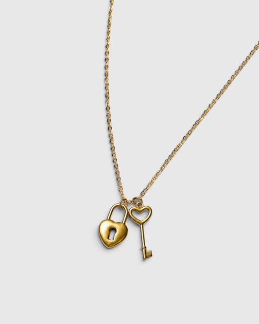 It's Been a While Necklace - Gold