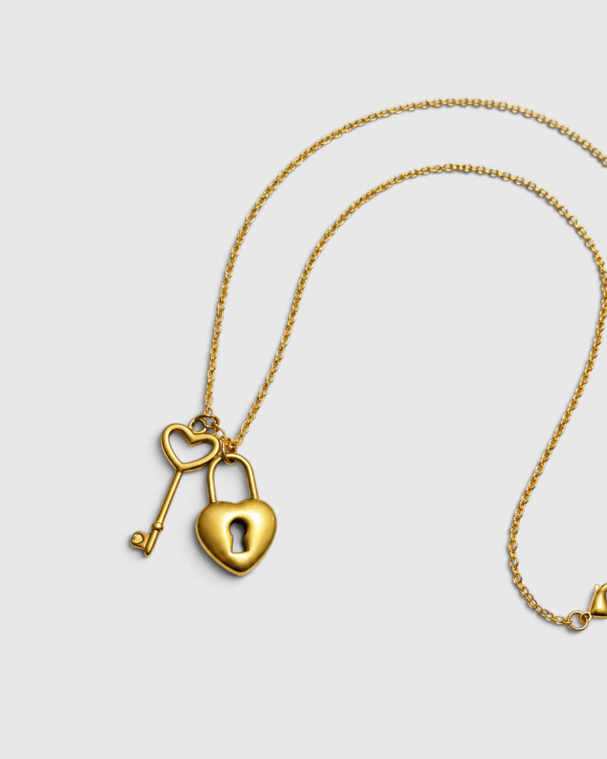 It's Been a While Necklace - Gold