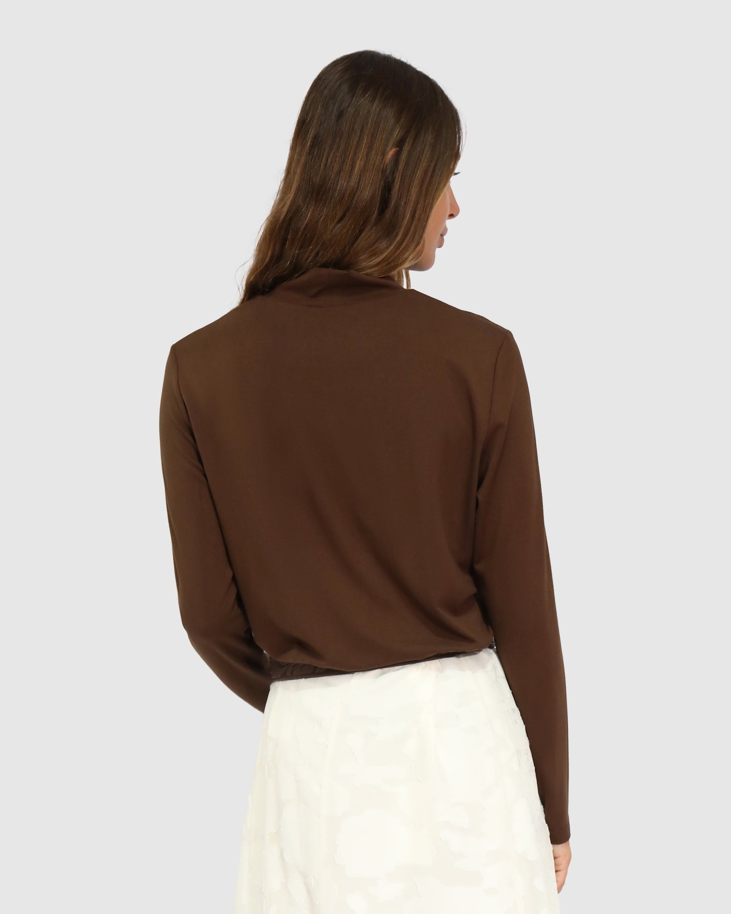 Easy Love Long Sleeve Top - Chocolate