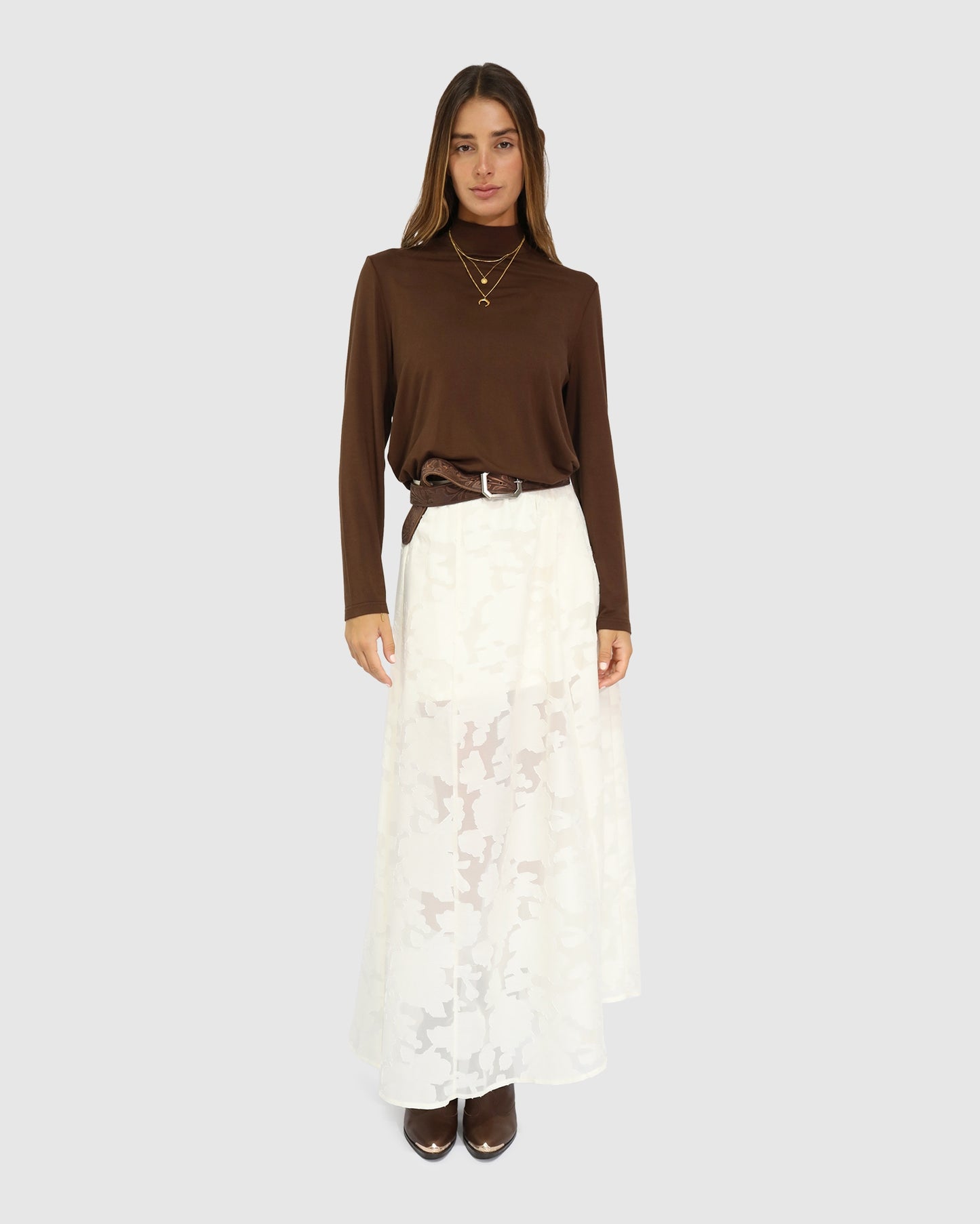 Easy Love Long Sleeve Top - Chocolate