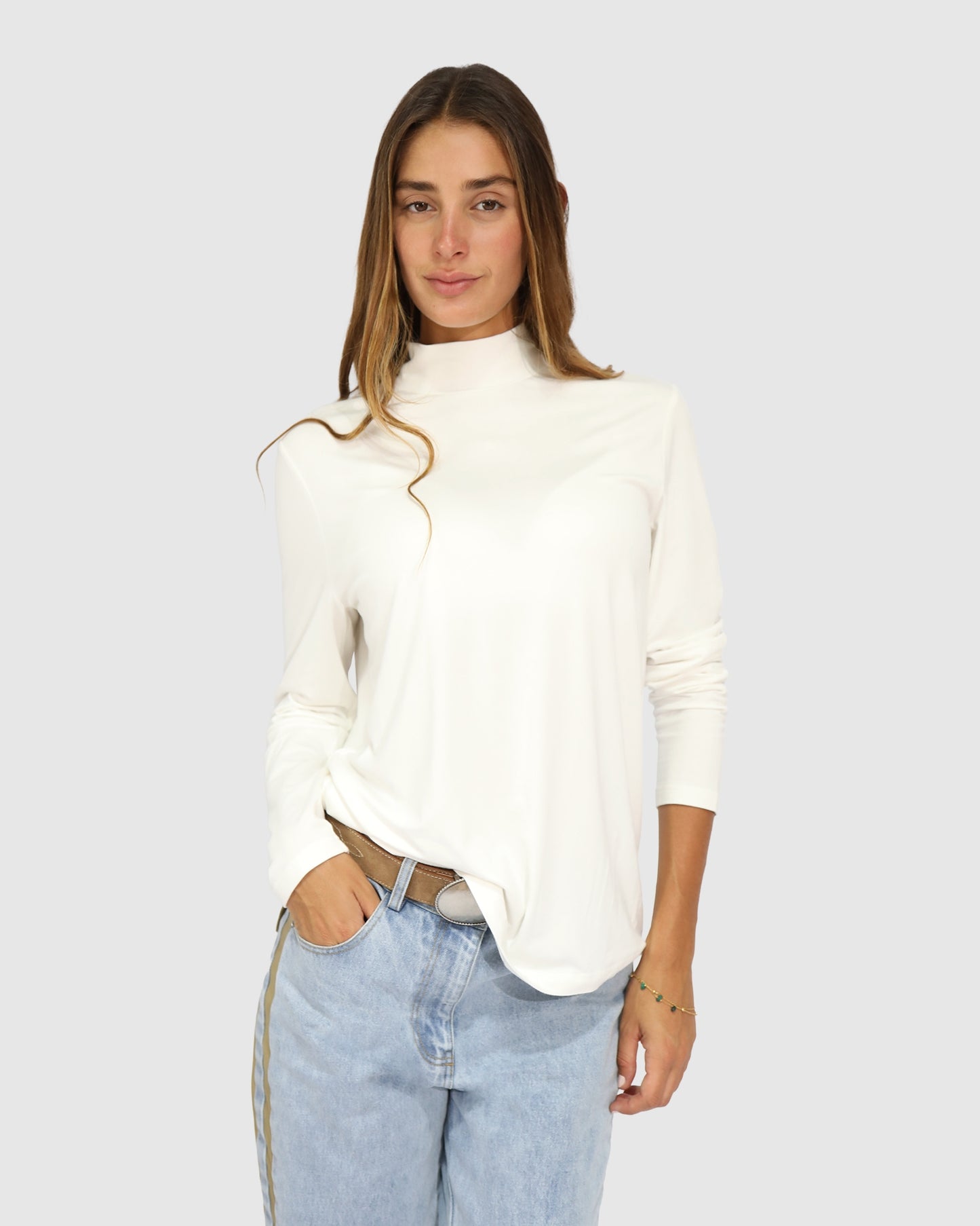 Easy Love Long Sleeve Top - White