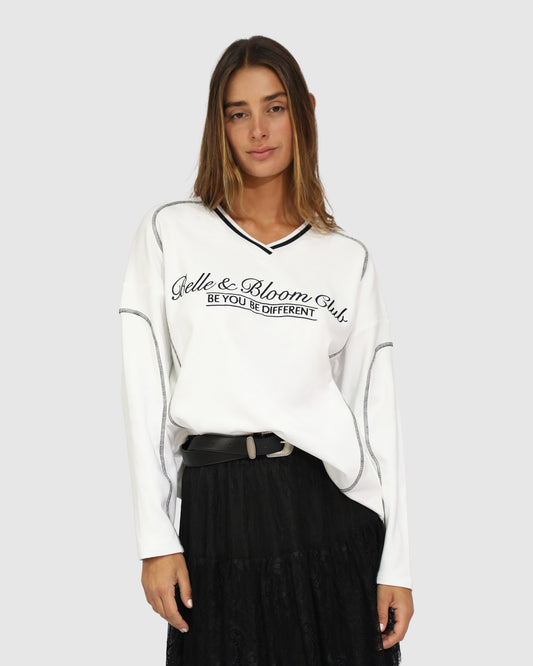 Cool Shot Oversized T-Shirt - White