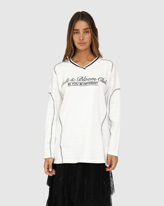 Cool Shot Oversized T-Shirt - White