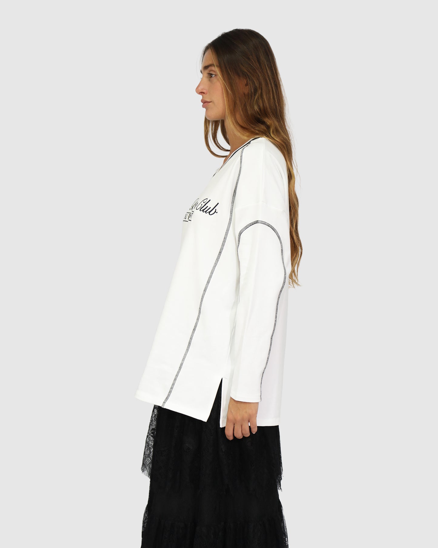 Cool Shot Oversized T-Shirt - White