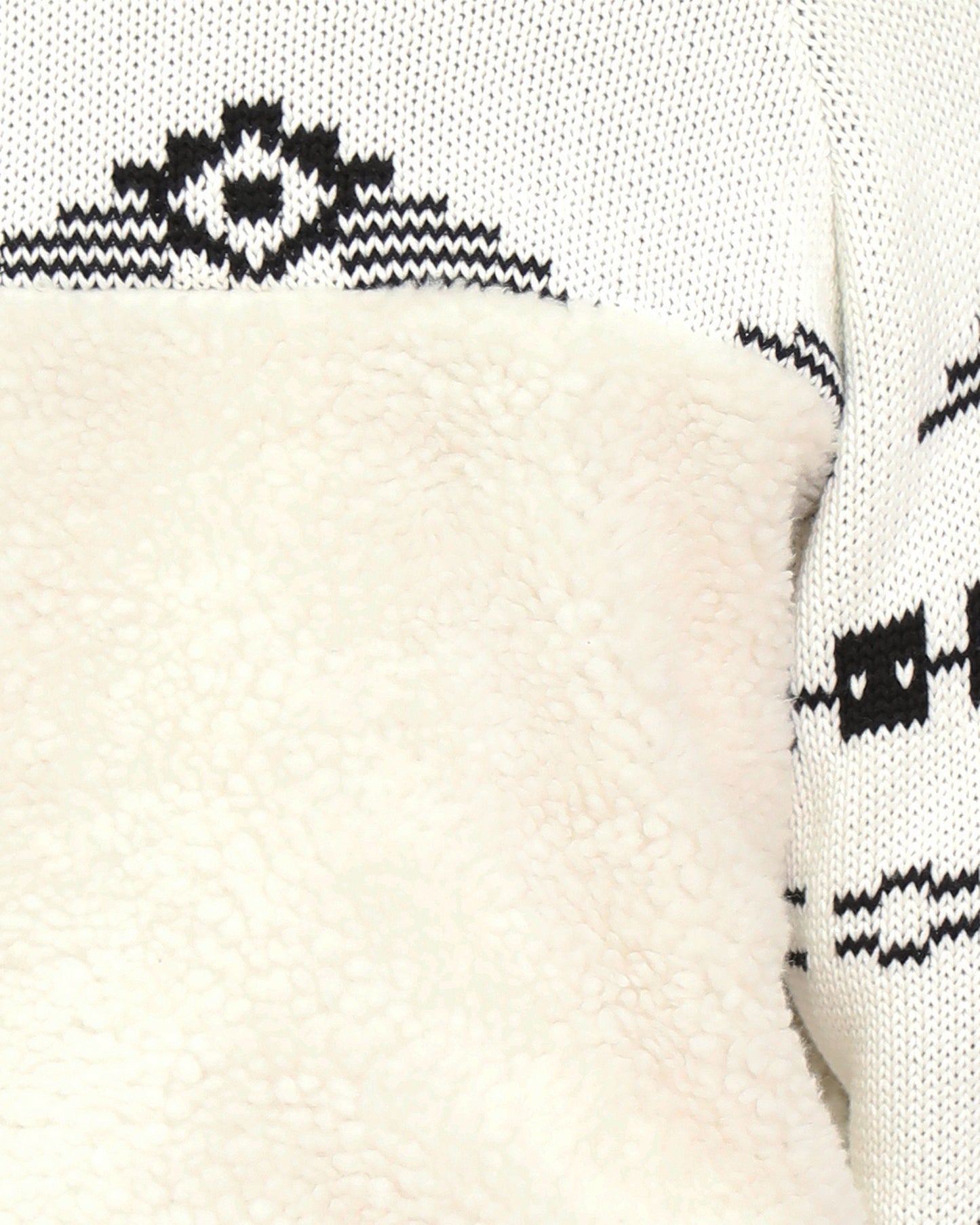 Billie Fair Isle Jacket - Egret/Black