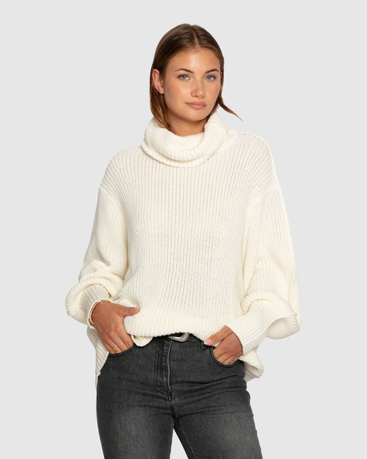 Good Feels Oversized Sweater - Egret