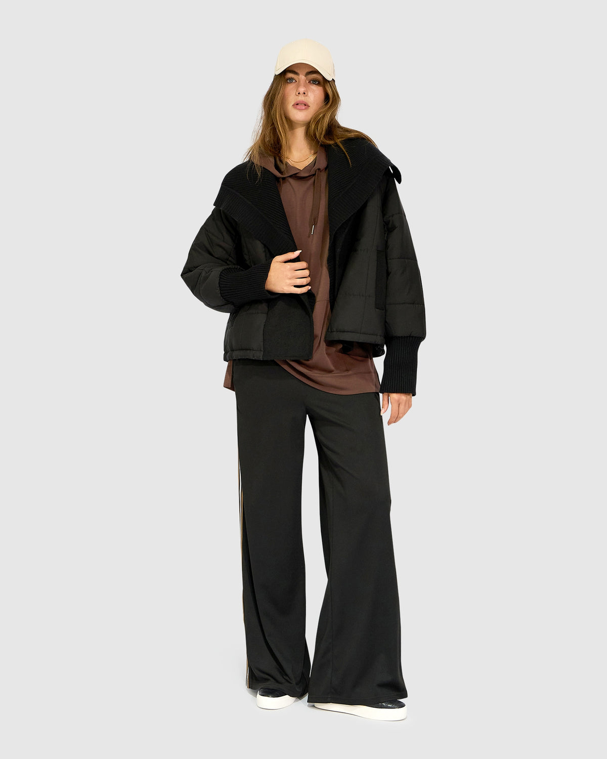 Elements Rib Collar Jacket - Black