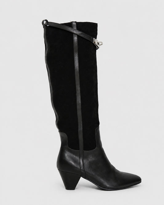 Wild Thing Knee-High Boots - Black