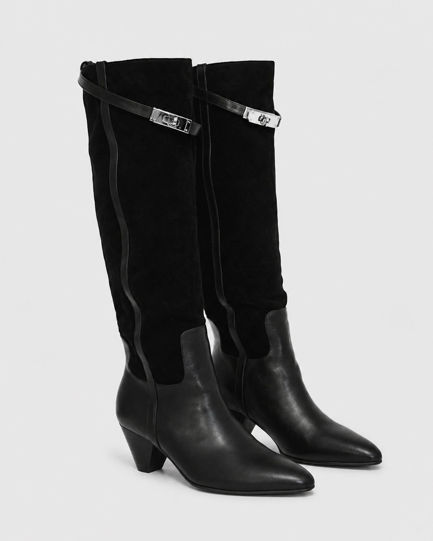Wild Thing Knee-High Boots - Black