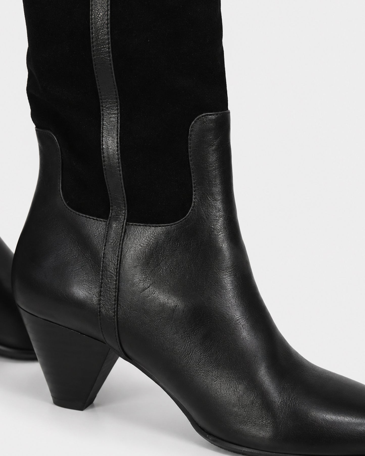 Wild Thing Knee-High Boots - Black