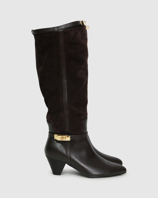 Wild Thing Knee-High Boot - Chocolate