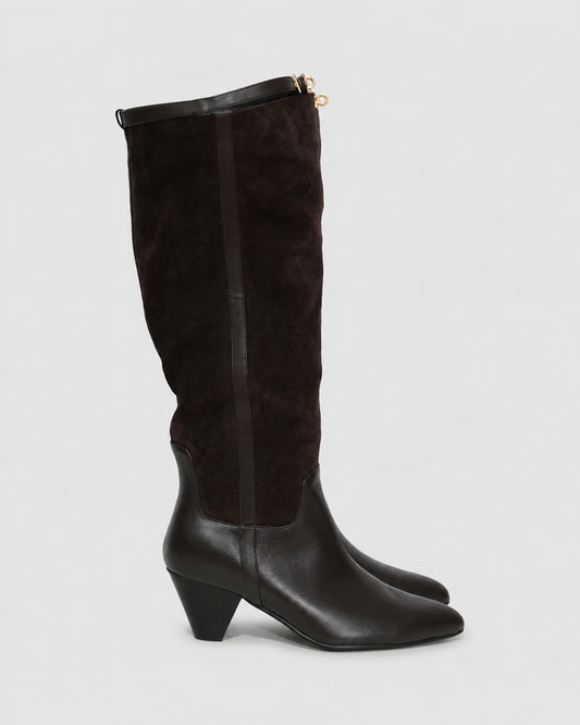 Wild Thing Knee-High Boots - Chocolate