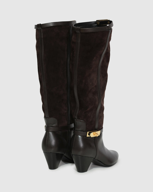 Wild Thing Knee-High Boot - Chocolate