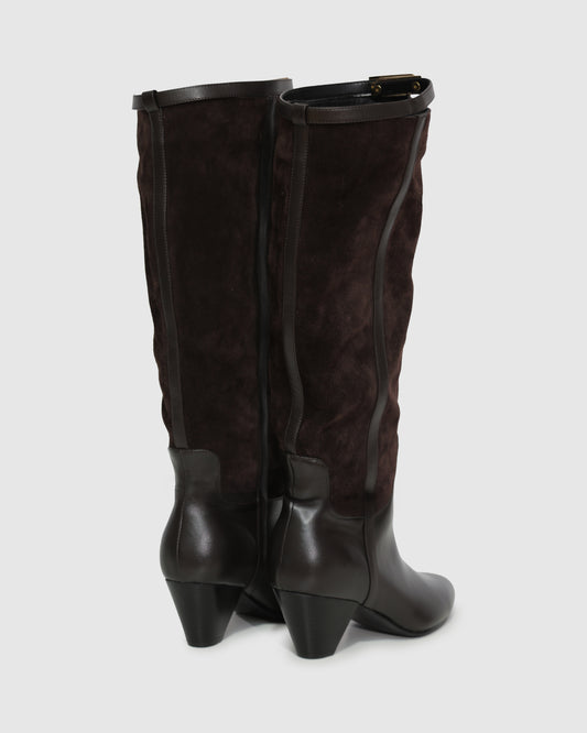 Wild Thing Knee-High Boots - Chocolate