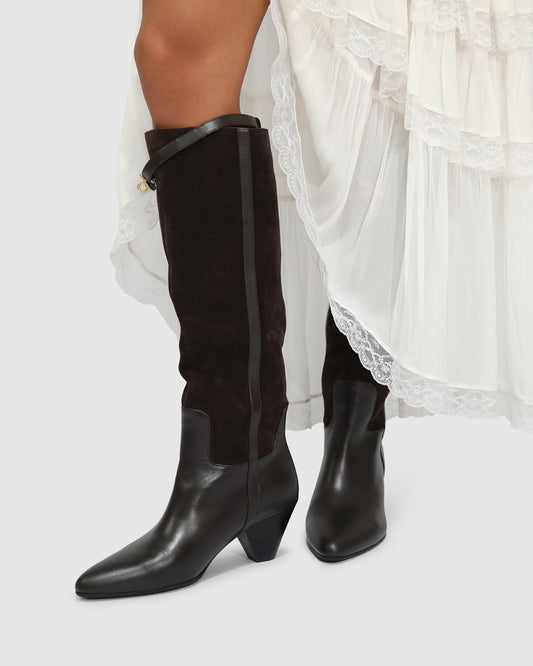 Wild Thing Knee-High Boot - Chocolate