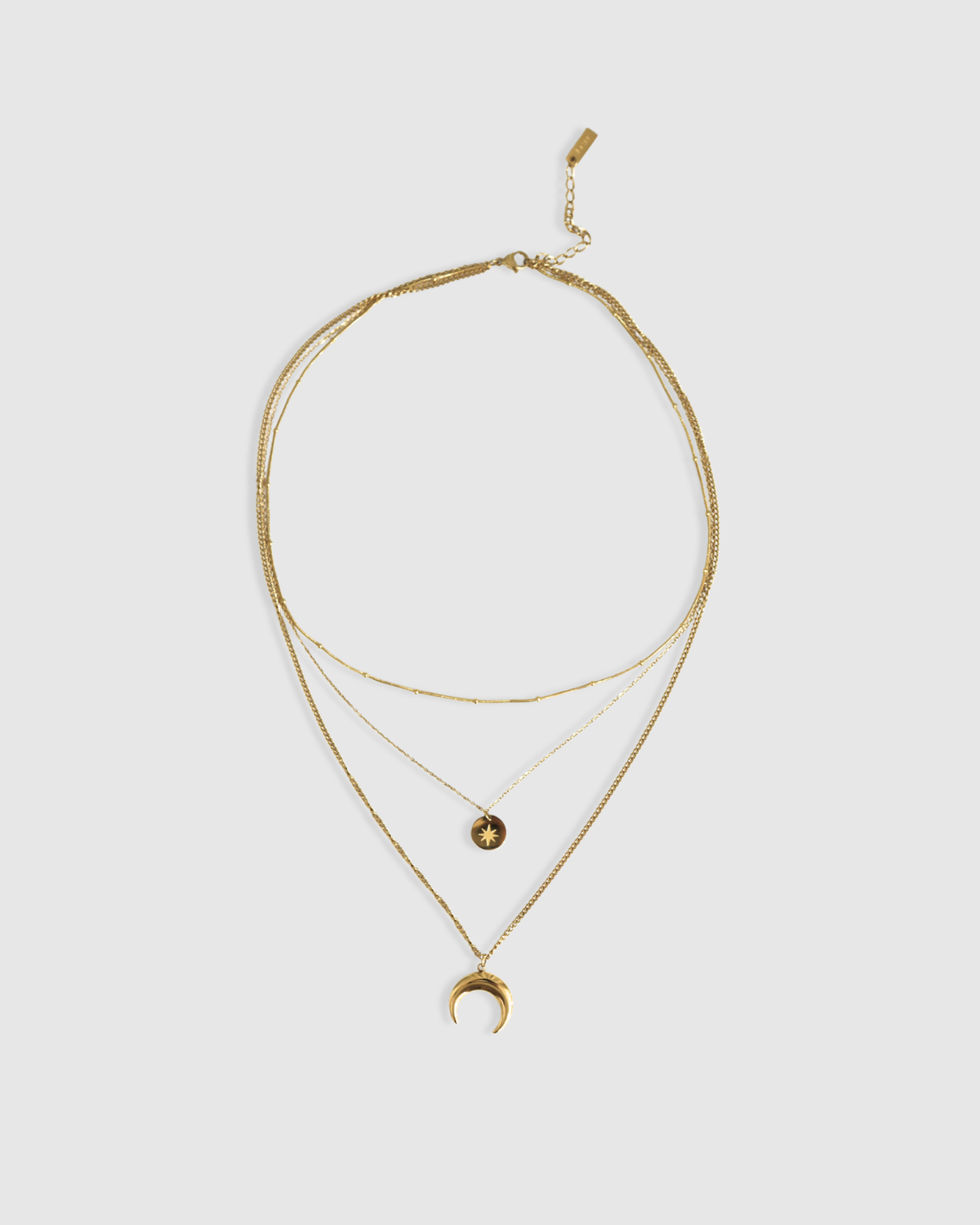 Golden Reverie Layered Necklace - Gold