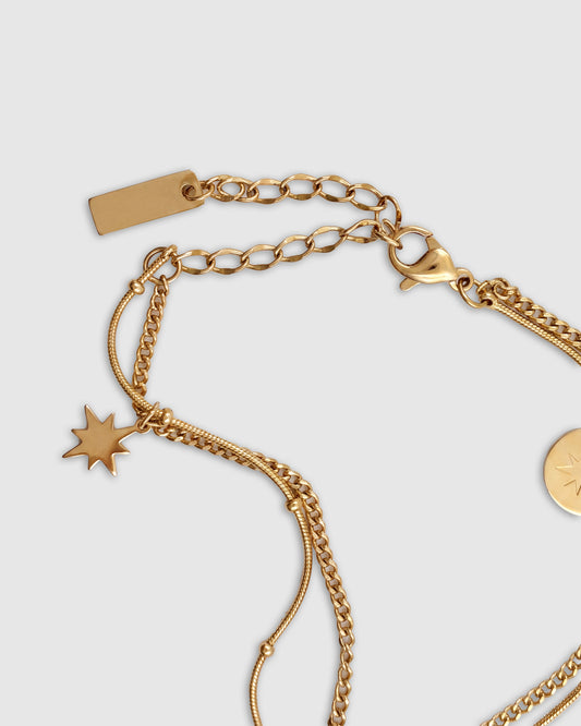 Luna Drift Waterproof Bracelet - Gold
