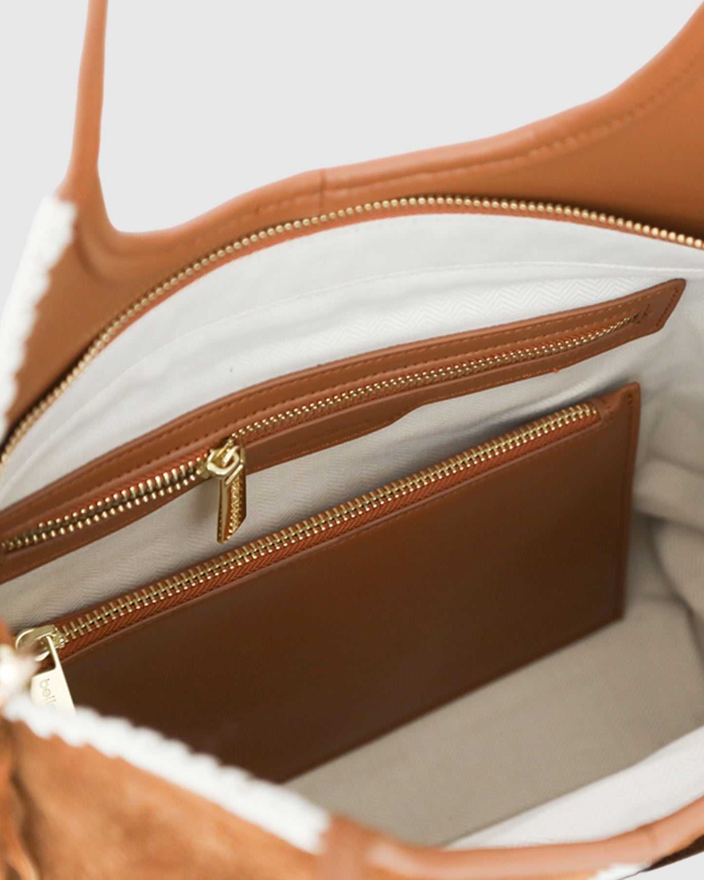 Back To Friends Suede Shopper - Tan