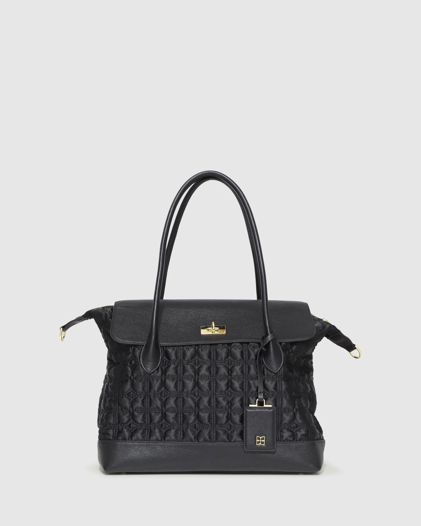 Just Add Sugar Quilted Bag - Black