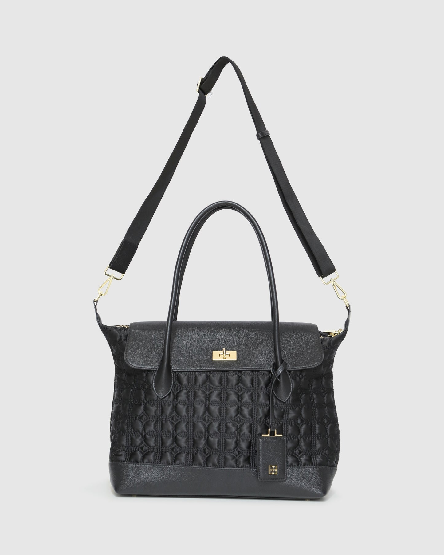 Just Add Sugar Quilted Bag - Black