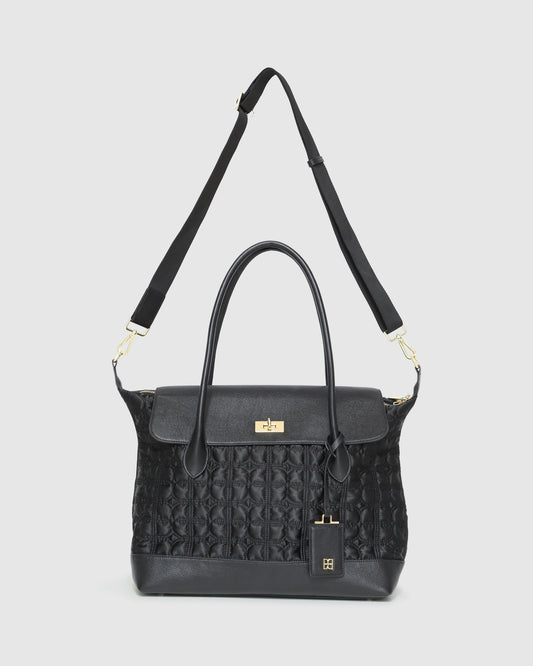 Just Add Sugar Quilted Bag - Black