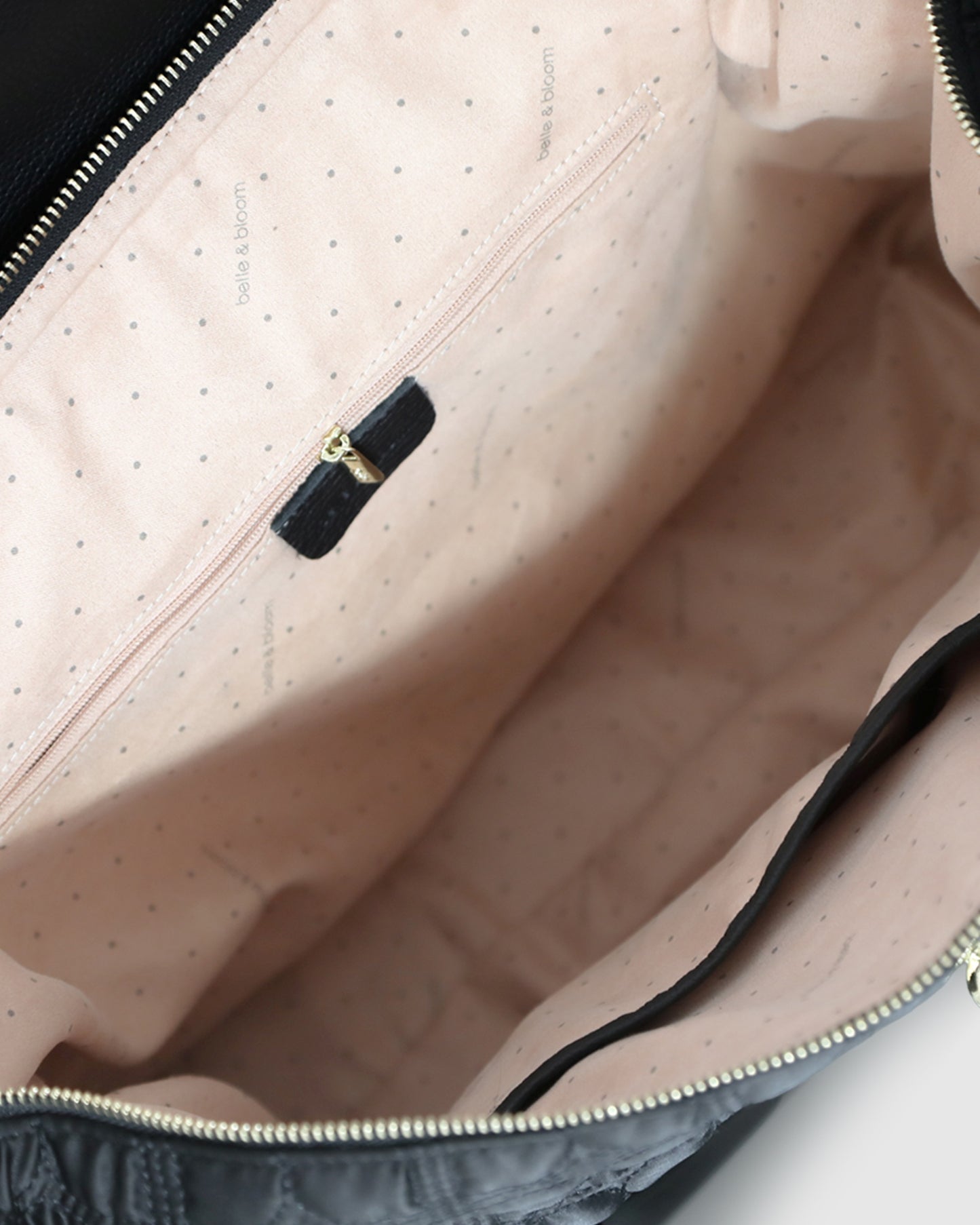 Just Add Sugar Quilted Bag - Black