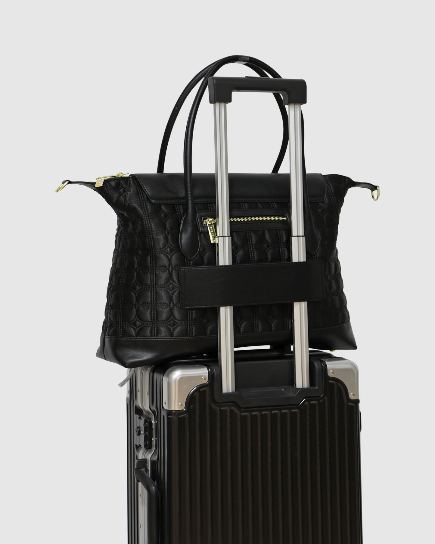 Just Add Sugar Quilted Bag - Black