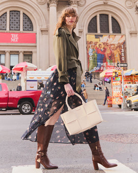 Breton Knee High Boot - Brown