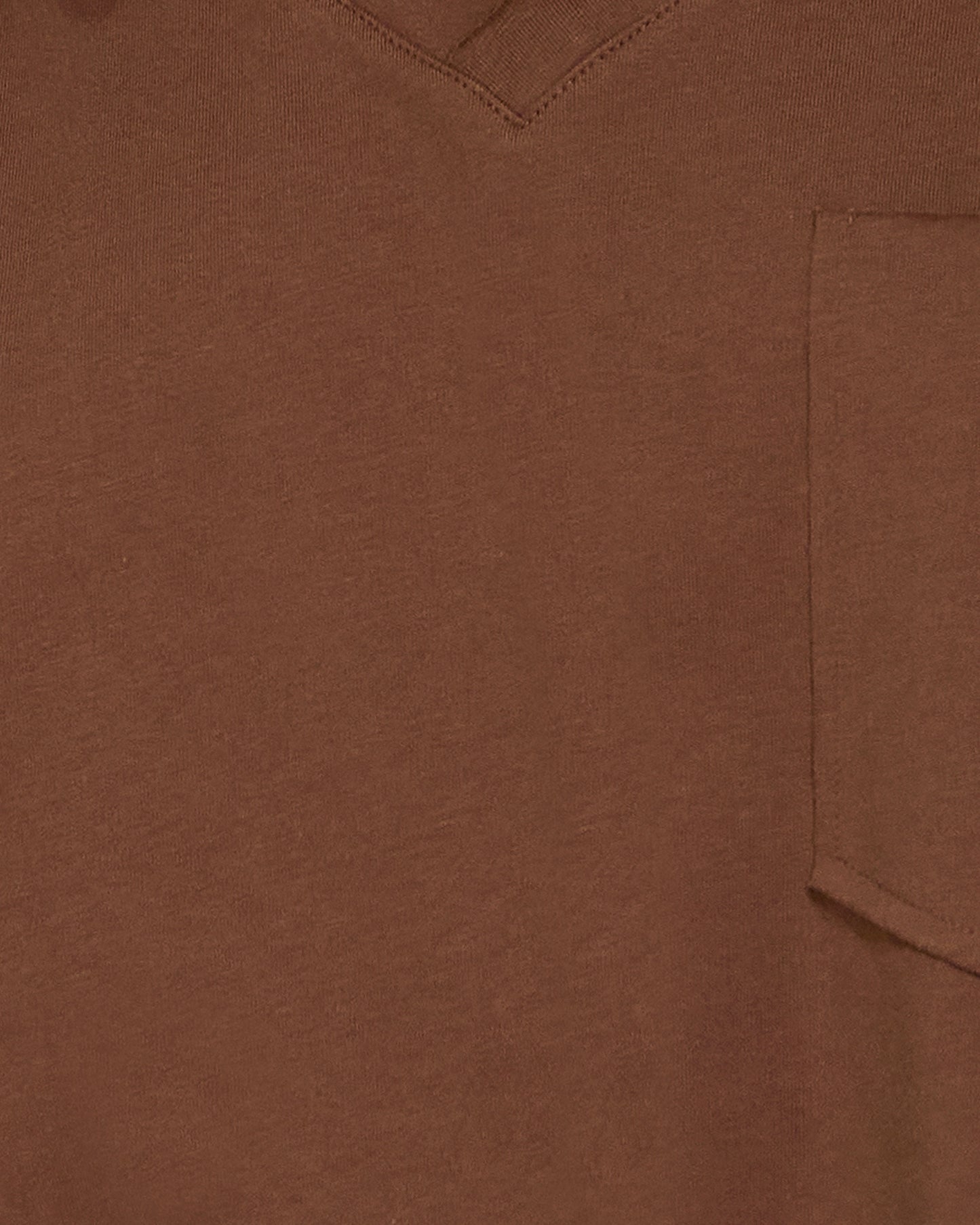 Chocolate Brave Soul Oversized T-Shirt with V-neckline - alternate view
