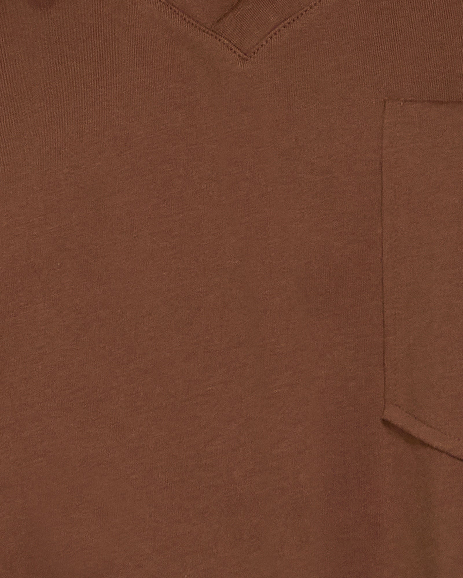 Chocolate Brave Soul Oversized T-Shirt with V-neckline - alternate view