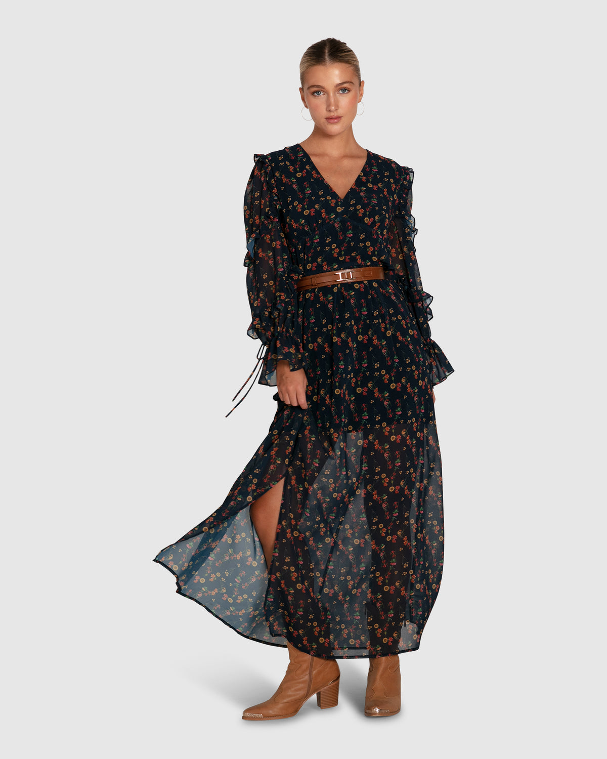 Come As You Are Floral Maxi Dress Print