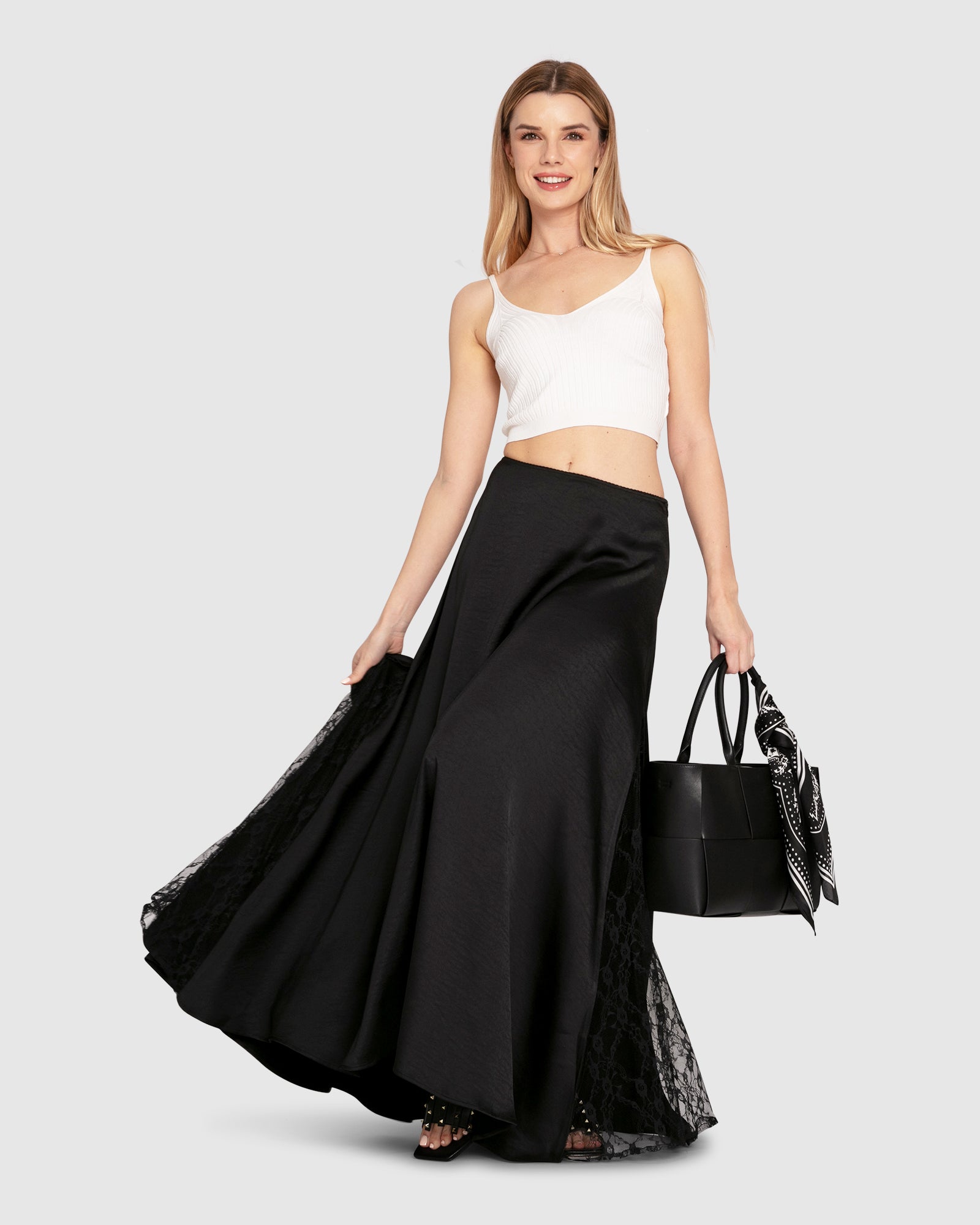 California Dreamin' Maxi Skirt - Black – Belle & Bloom