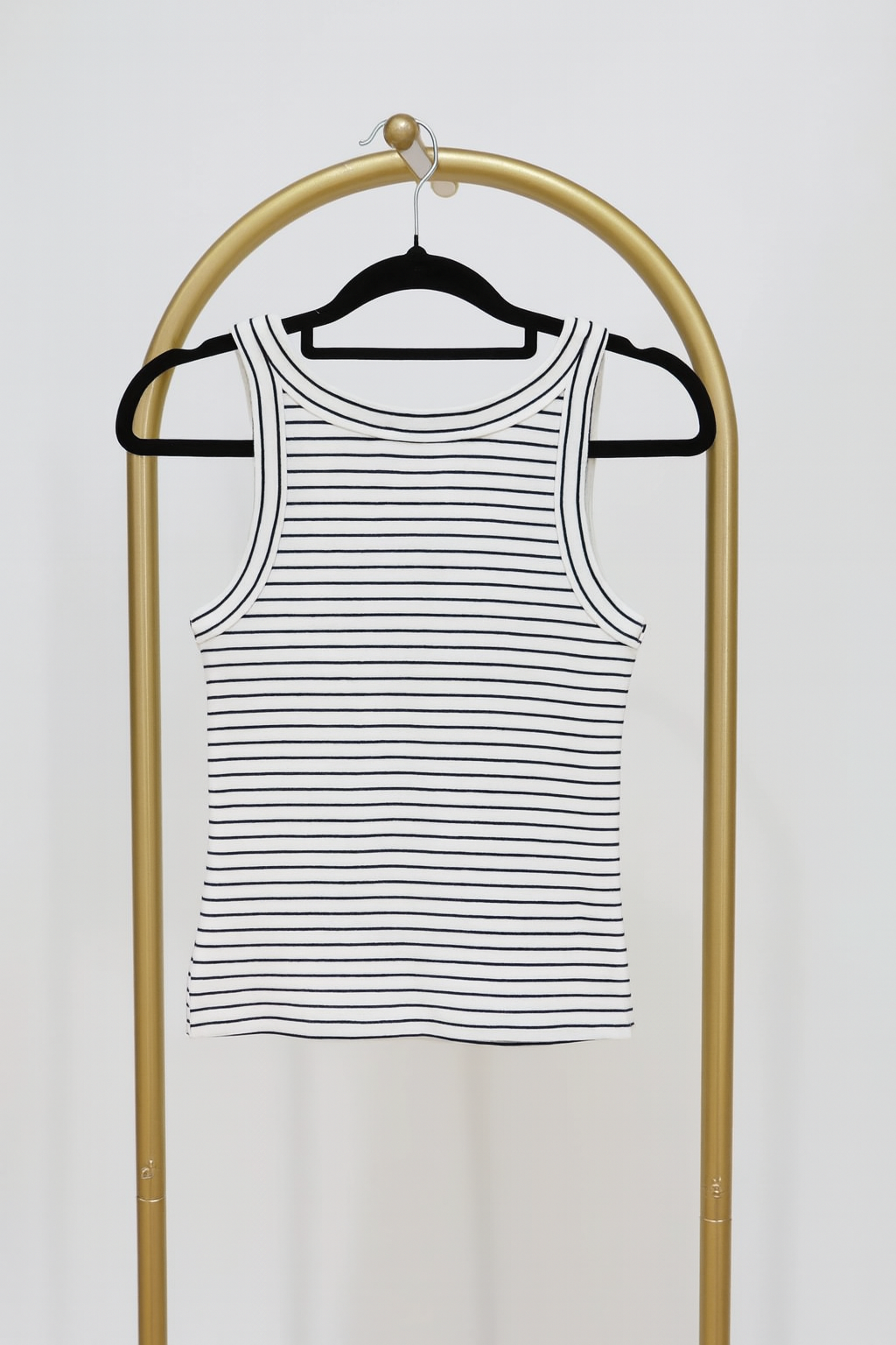 Striped Tank - White & Black