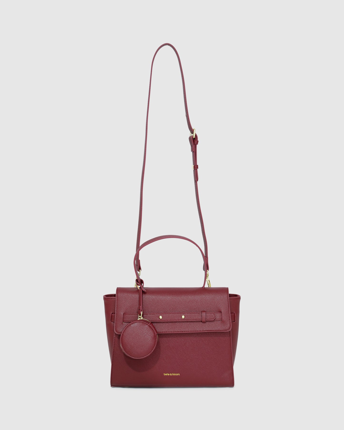 Duchess PU Bag - Burgundy
