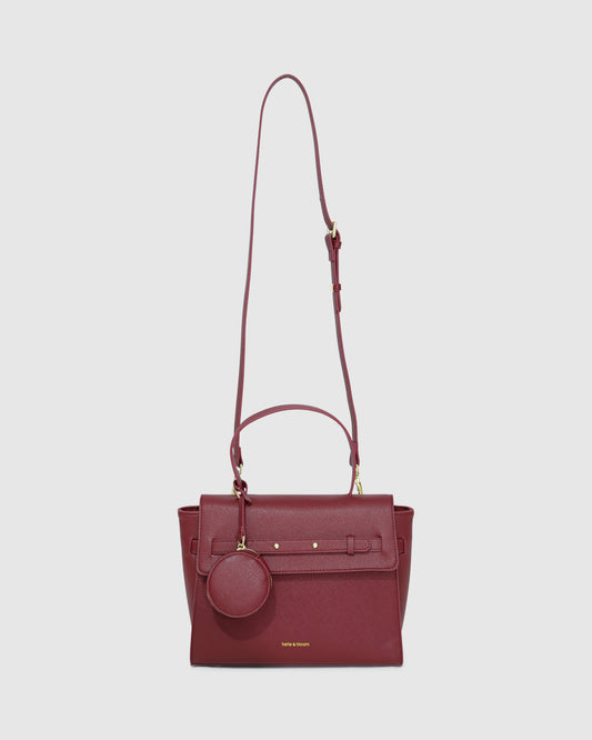Duchess PU Bag - Burgundy