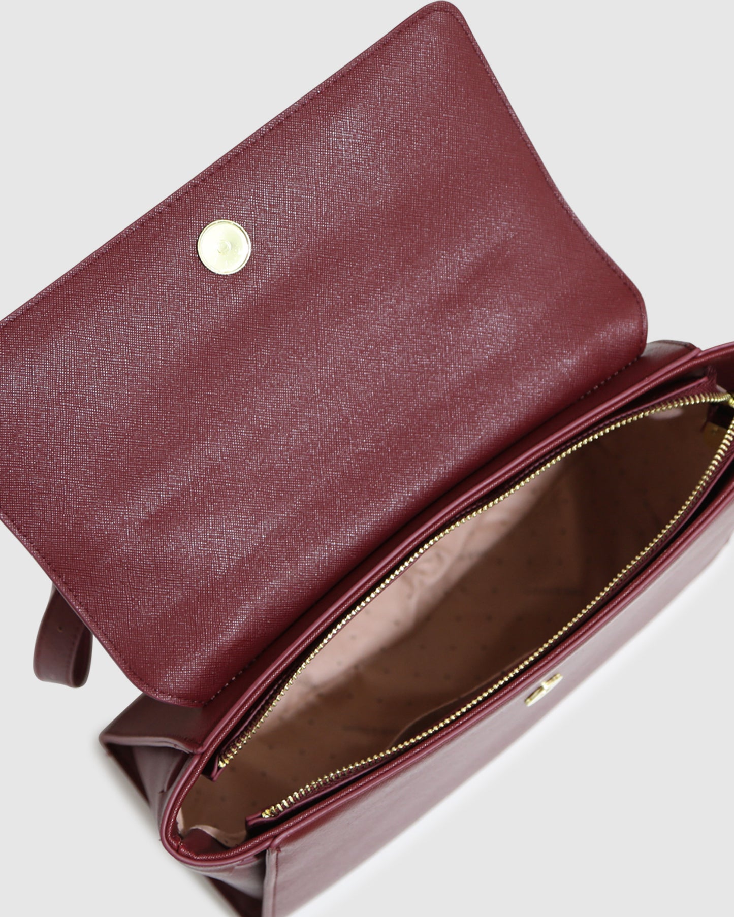 Duchess PU Bag - Burgundy