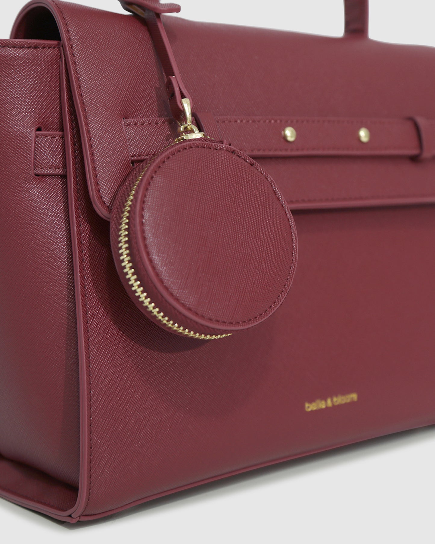 Duchess PU Bag - Burgundy