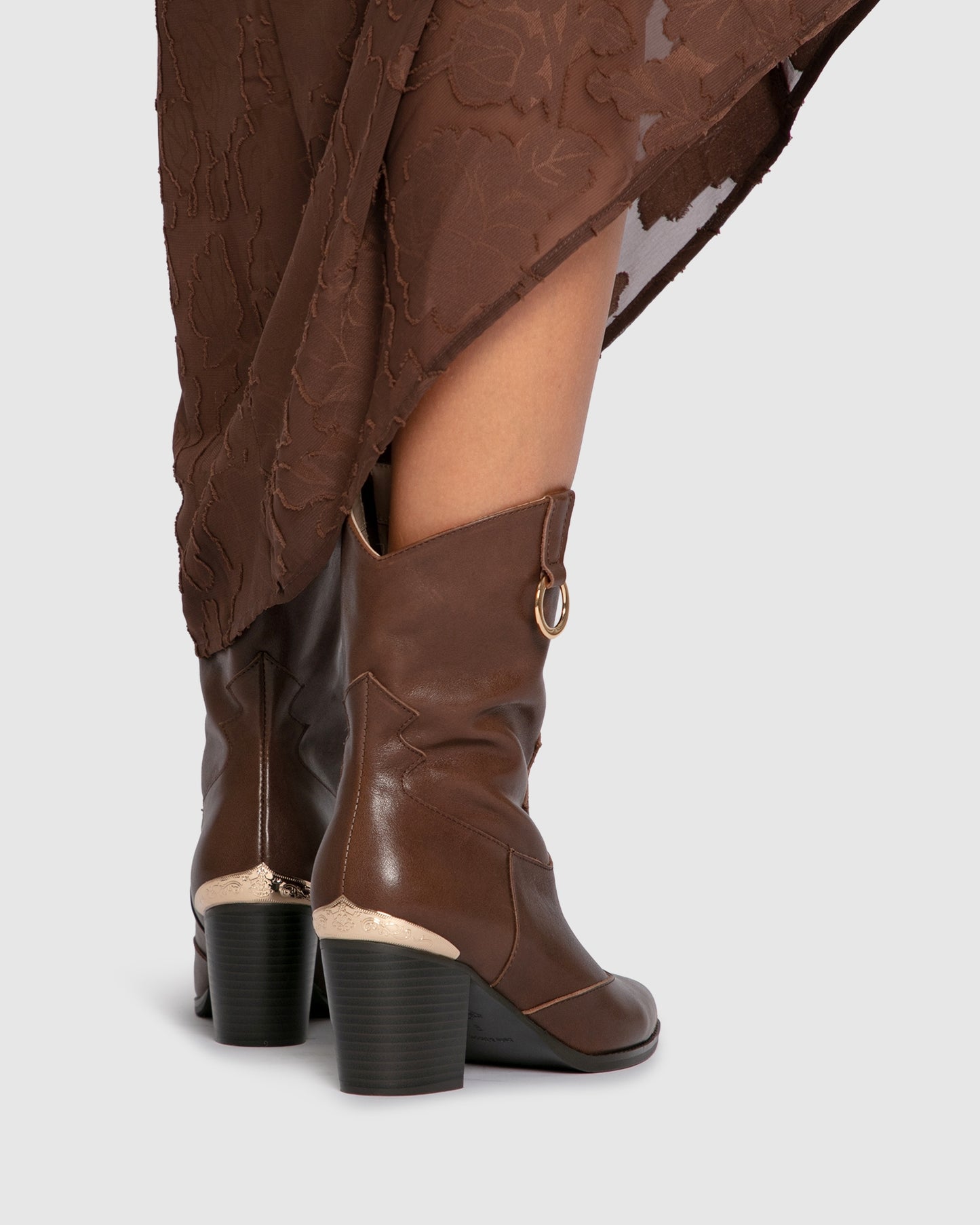 Dallas Western Boot - Chocolate