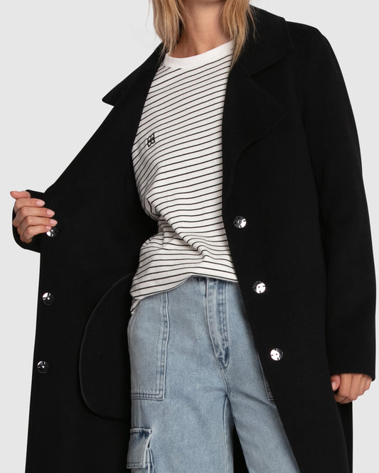 Ex-Boyfriend Maxi Coat - Black