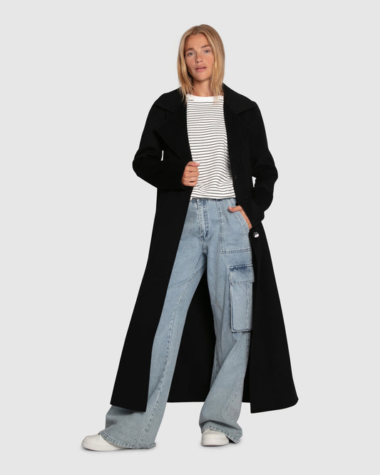 Ex-Boyfriend Maxi Coat - Black