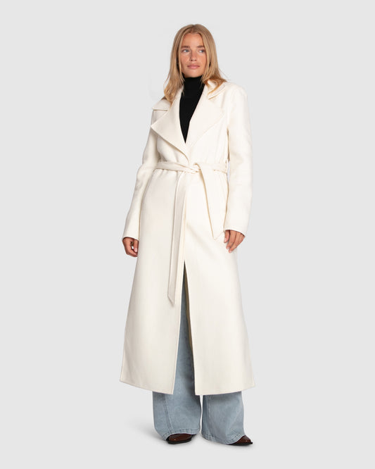 Ex-Boyfriend Maxi Coat - Cream