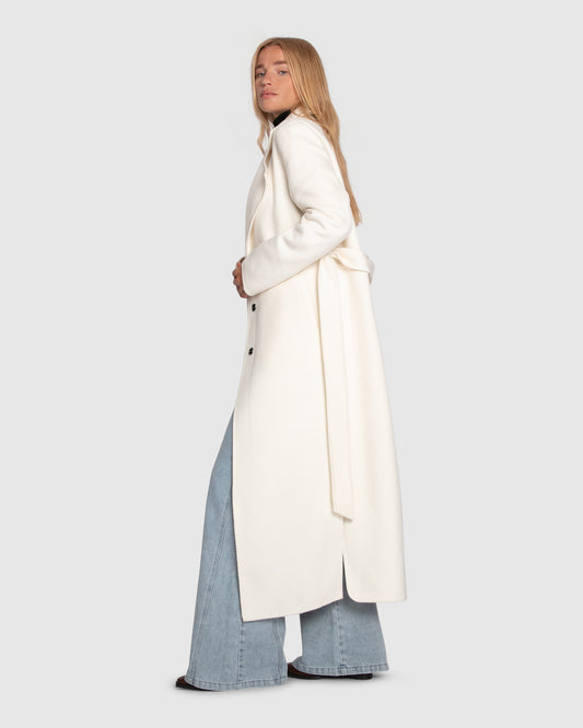 Ex-Boyfriend Maxi Coat - Cream
