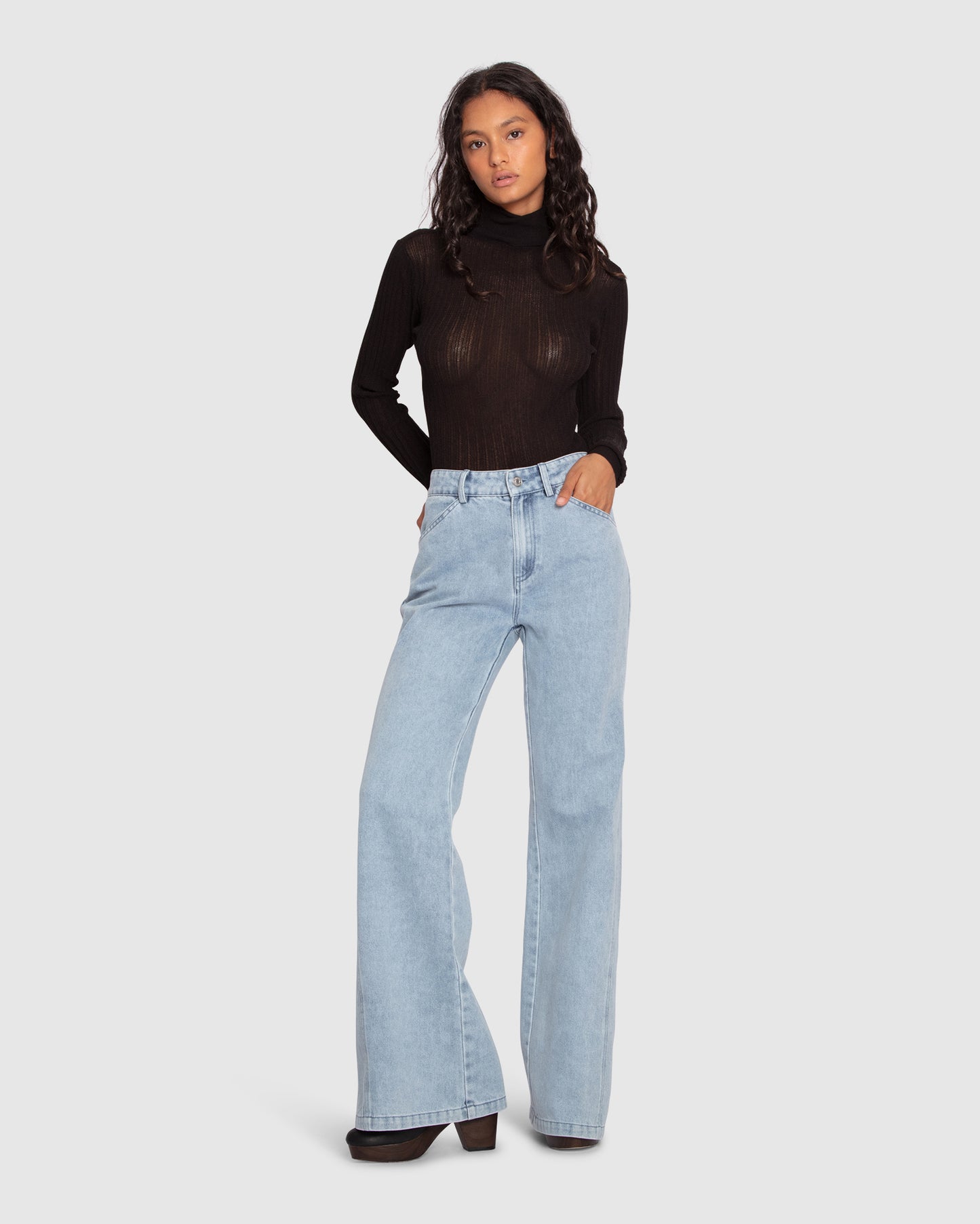 Firecracker Flare Jeans - Stonewash