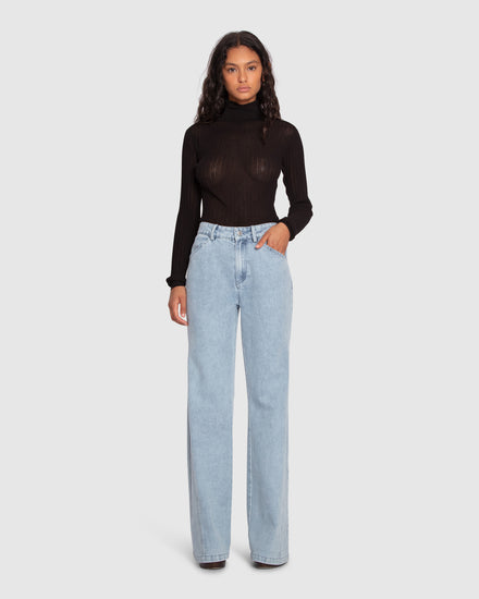 Firecracker Flare Jeans - Stonewash