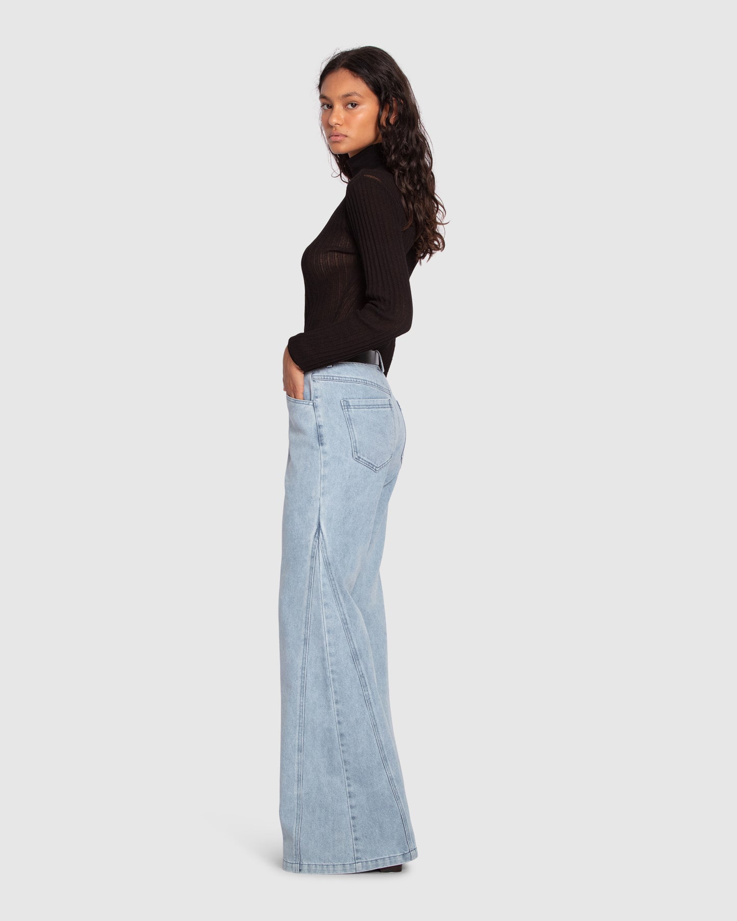 Firecracker Flare Jeans - Stonewash