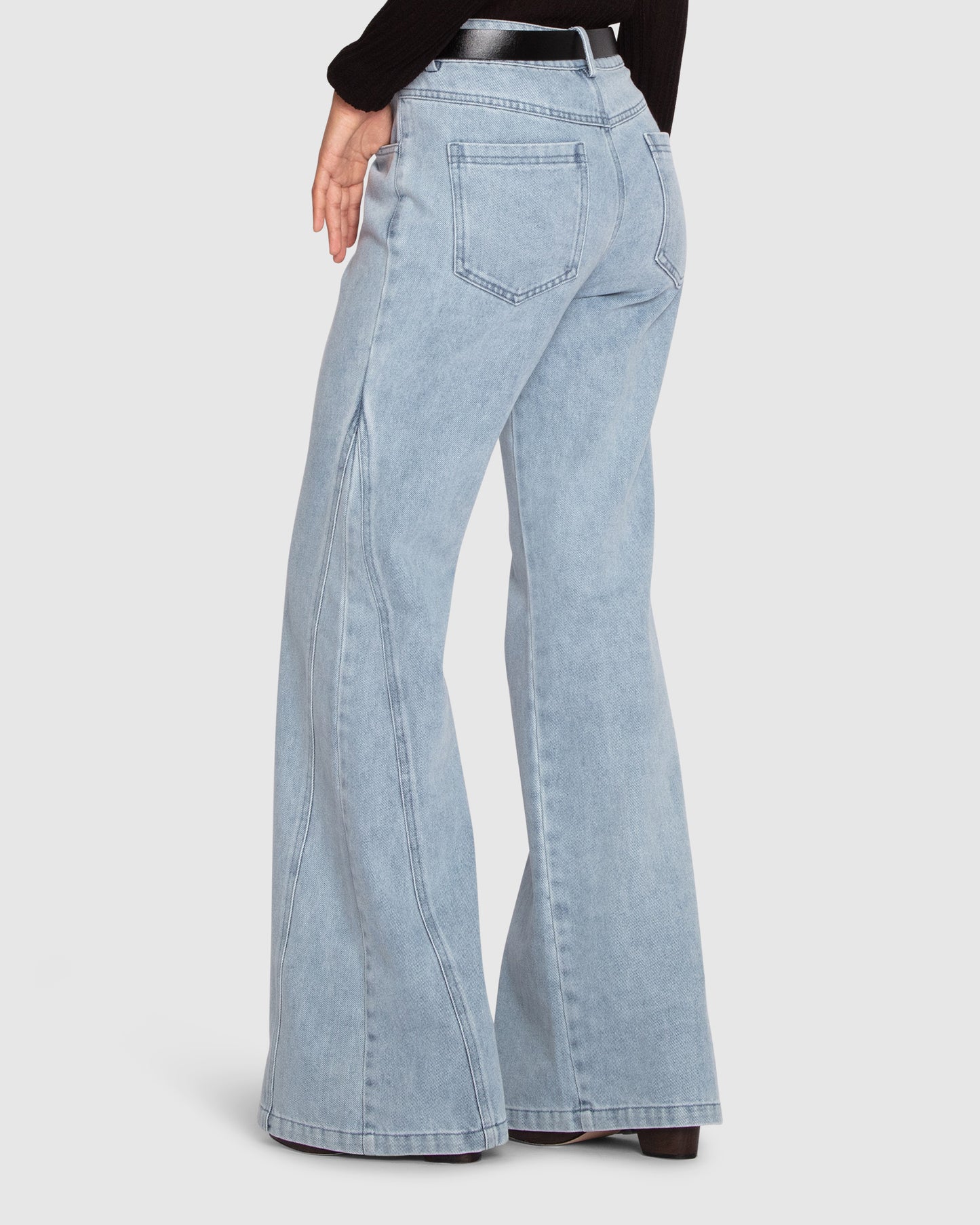 Firecracker Flare Jeans - Stonewash